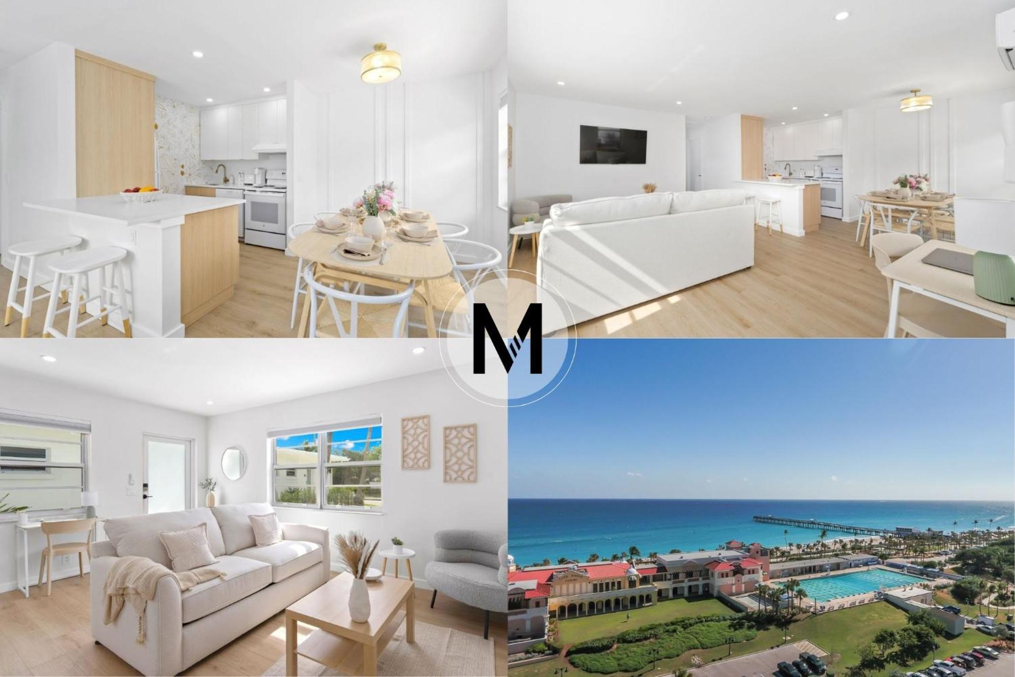 M Lake Worth Beach - Modern Villas Near West Palm Beach, Chic Retro Vibes, King Bed, Cozy Backyard, Bbq, Workspace, High-Speed Internet, Free Parking, 5 Minutes To Downtown & Beach Exteriör bild
